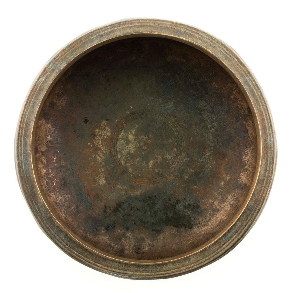 Antique Mani Singing Bowl No.43-Siesta Crafts