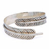 Nepalese Silver Feather Bracelet-Siesta Crafts