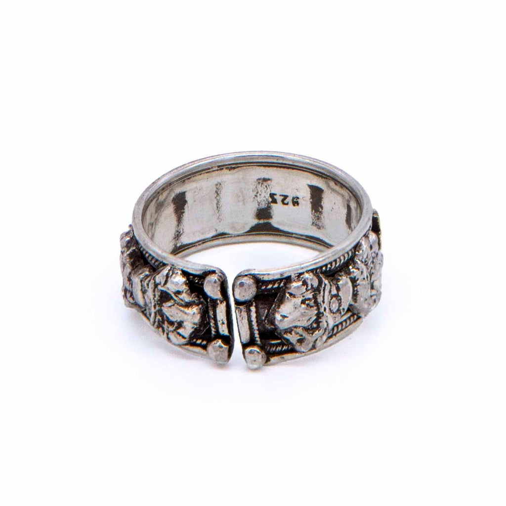 Nepalese Silver Om Ring-Siesta Crafts