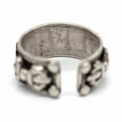 Nepalese Silver Om Ring-Siesta Crafts