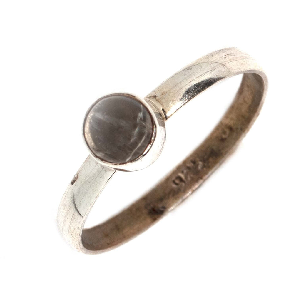 Moonstone Nepalese Silver Ring-Siesta Crafts