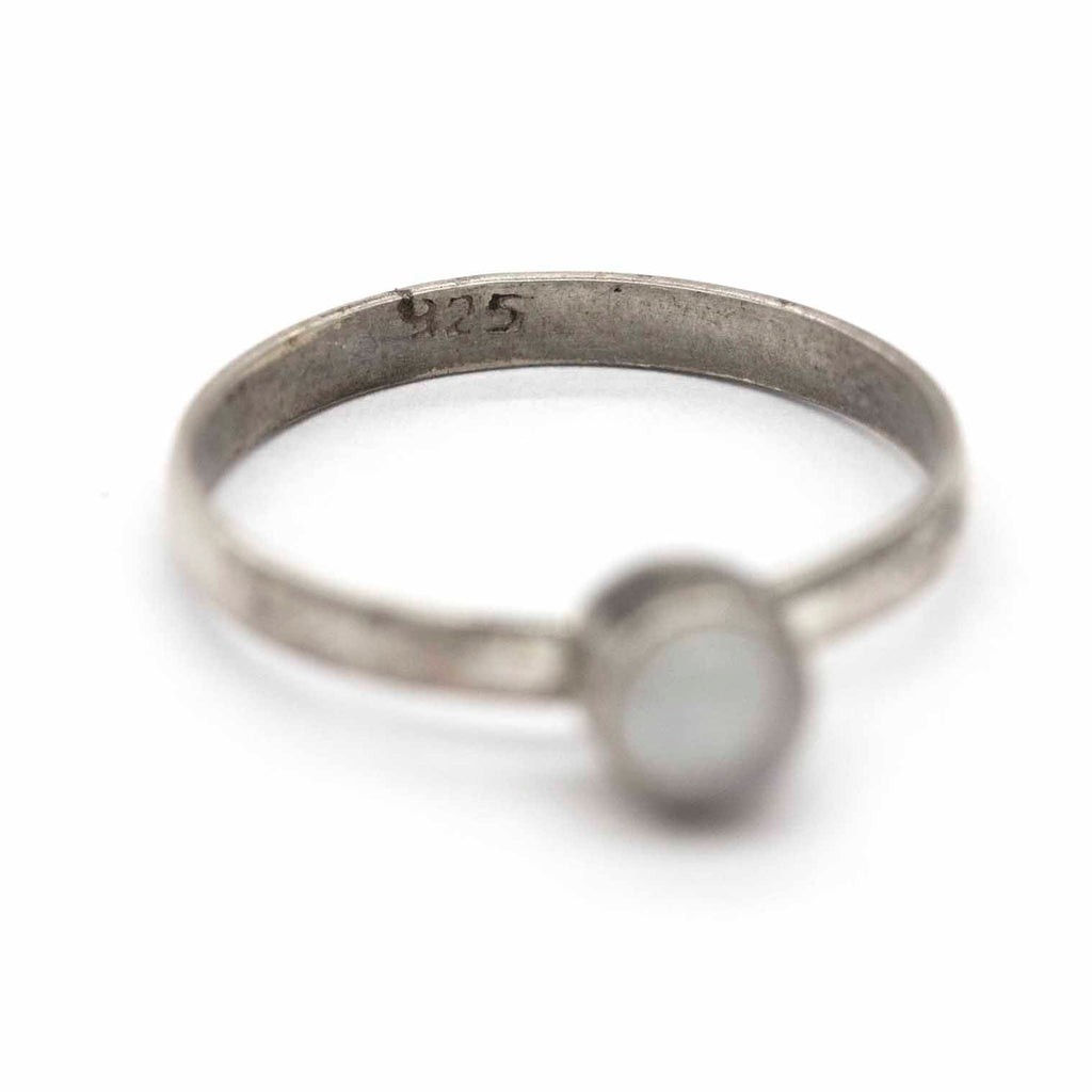 Moonstone Nepalese Silver Ring-Siesta Crafts