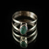 Turquoise Stone Nepalese Silver Ring-Siesta Crafts