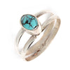 Turquoise Stone Nepalese Silver Ring-Siesta Crafts