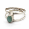 Turquoise Stone Nepalese Silver Ring-Siesta Crafts
