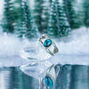 Turquoise Stone Nepalese Silver Ring-Siesta Crafts