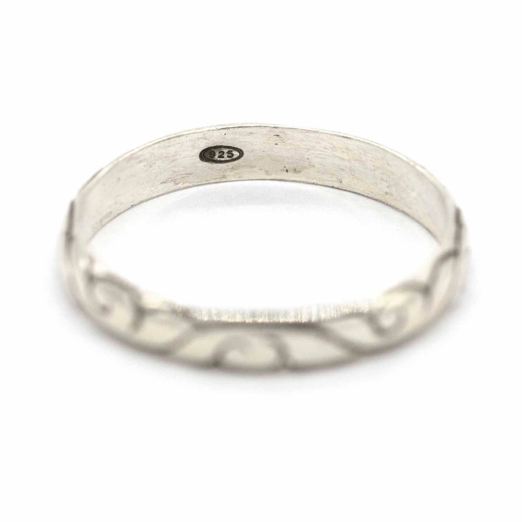 Carved Nepalese Silver Ring-Siesta Crafts