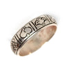 Ashtamangala Nepalese Silver Ring-Siesta Crafts