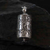 Prayer Wheel Nepalese Silver Pendant-Siesta Crafts