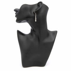 Obelisk Twist Nepalese Silver Earrings-Siesta Crafts