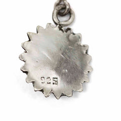 Sun Nepalese Silver Earrings-Siesta Crafts