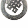 Endless Knot Tear Drop Silver Earrings-Siesta Crafts