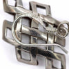 Endless Knot Cage Silver Earrings-Siesta Crafts