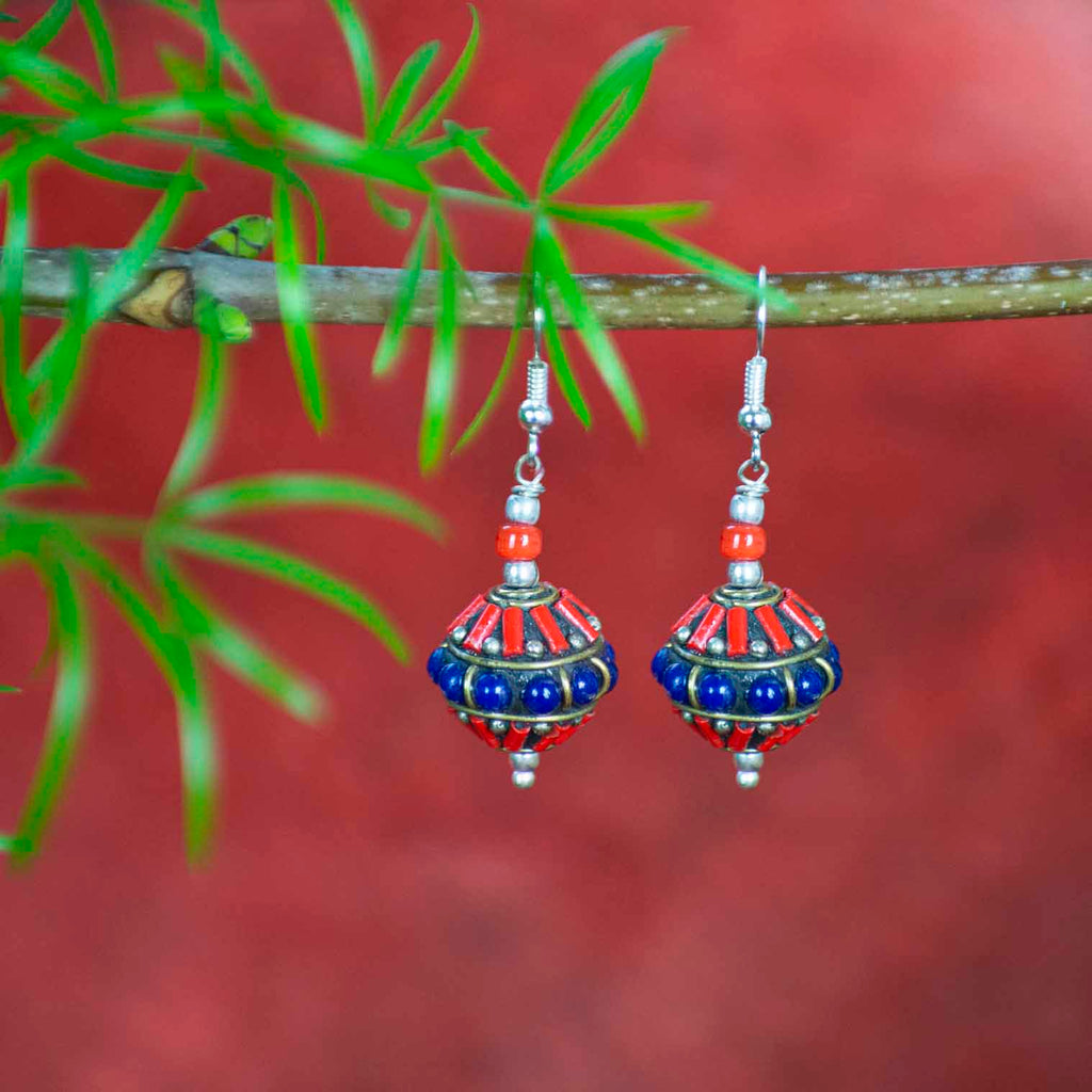 Ball Earrings-Siesta Crafts