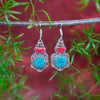 Alina Metal Earrings-Siesta Crafts