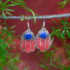 Ochre Fatima Metal Earrings-Siesta Crafts