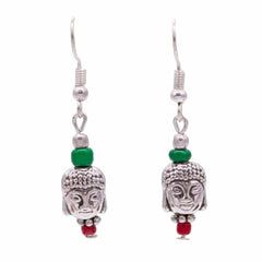 Nepalese Buddha Earrings-Siesta Crafts