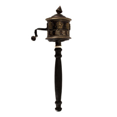 Antique Copper Prayer Wheel No.280-Siesta Crafts
