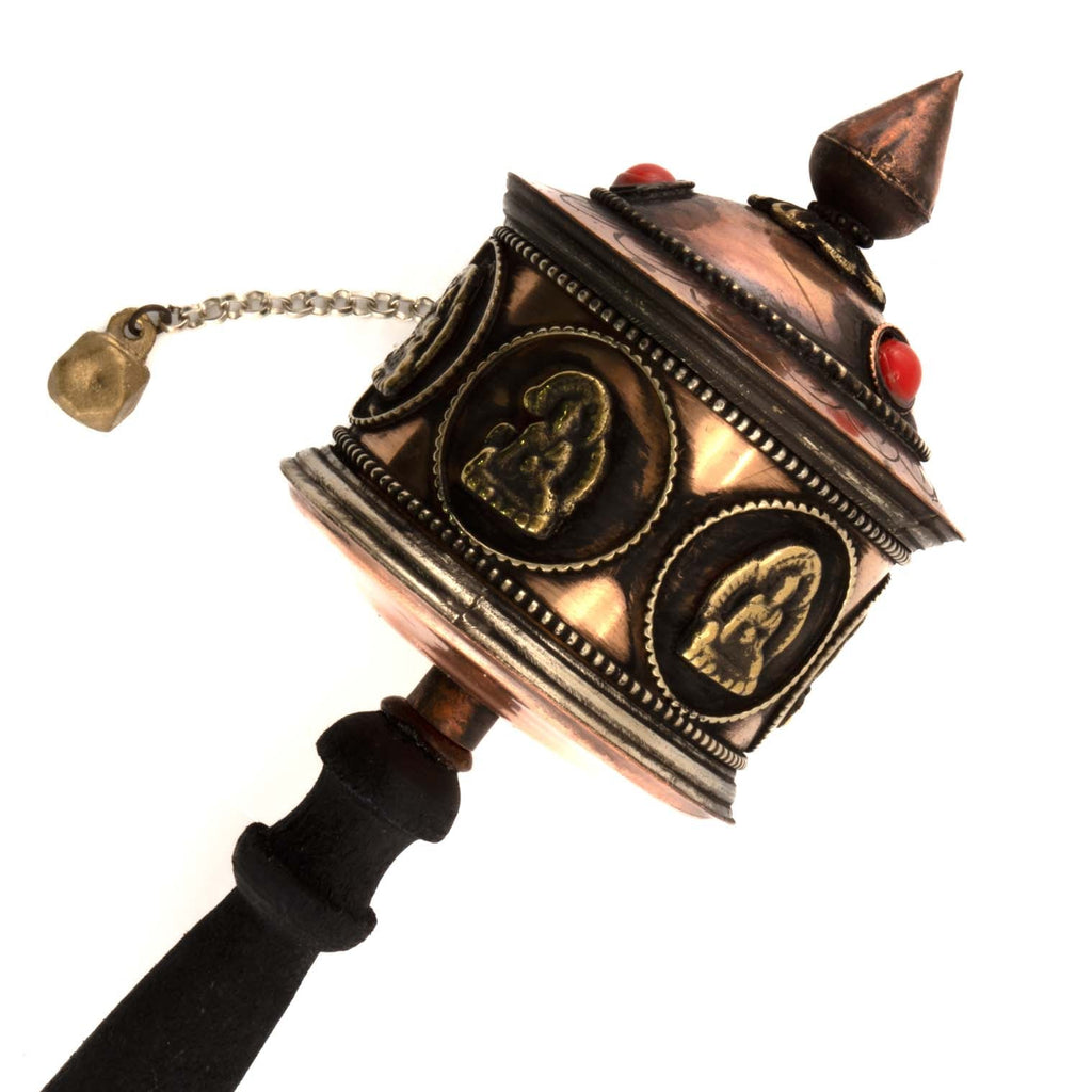 Special Copper Prayer Wheel No.309-Siesta Crafts