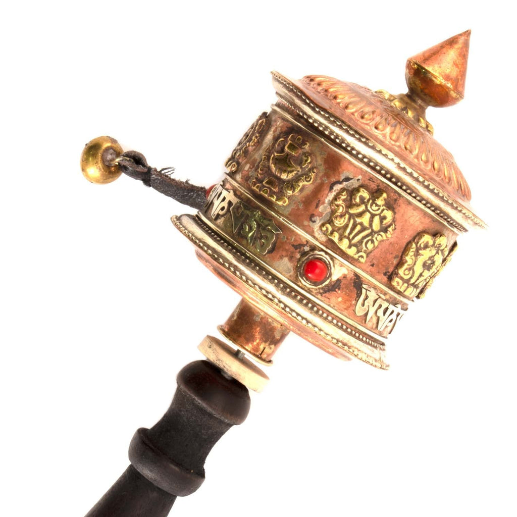 Copper Prayer Wheel No.322-Siesta Crafts