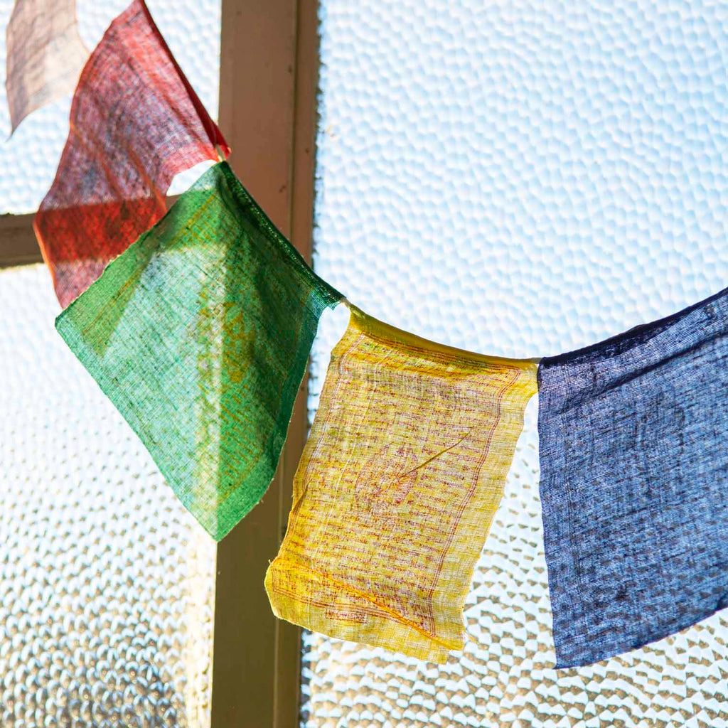 Tibetan Prayer Flags - Medium-Siesta Crafts
