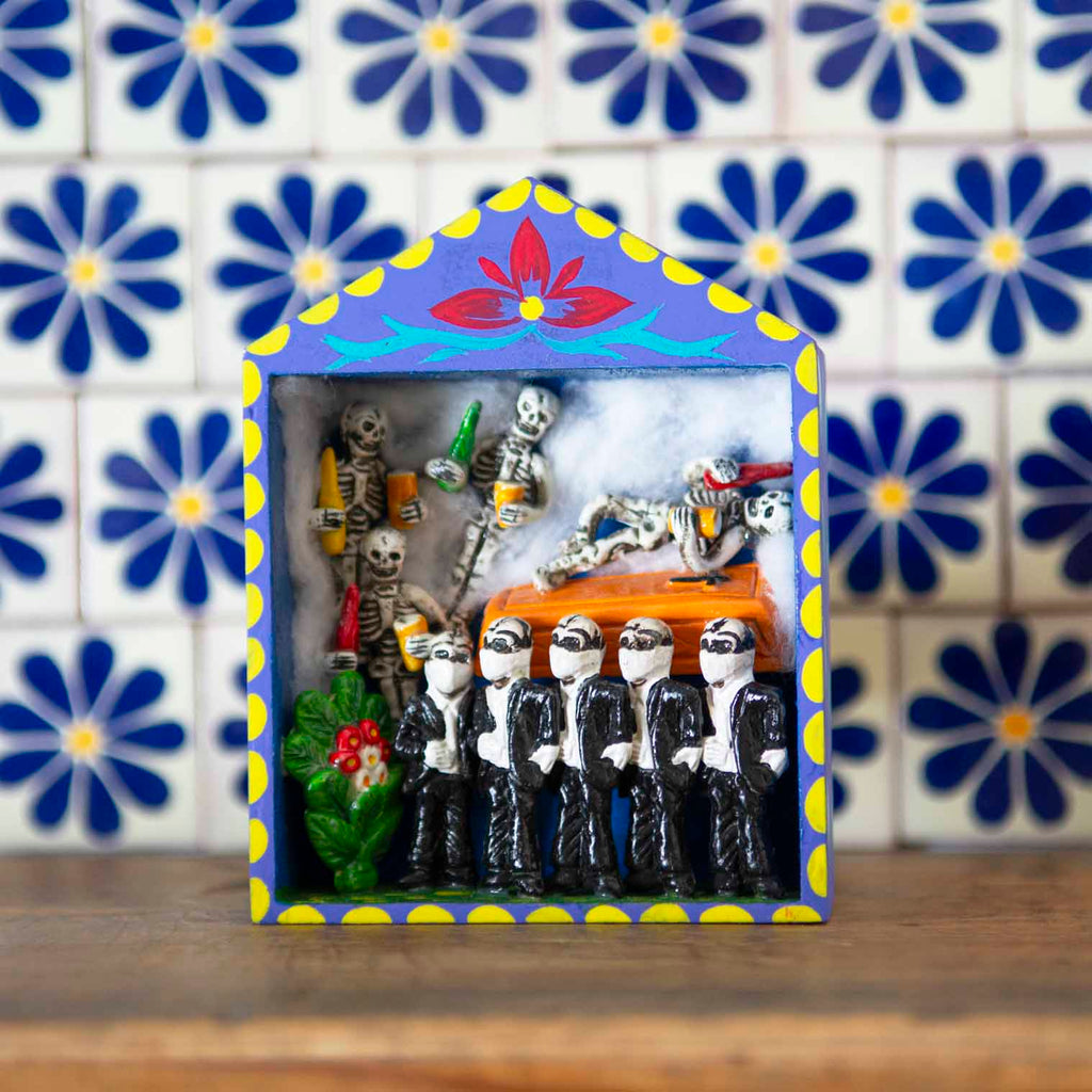 Dance of The Dead Retablo-Siesta Crafts