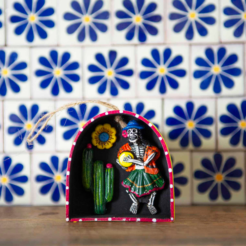 Drummer Retablo-Siesta Crafts