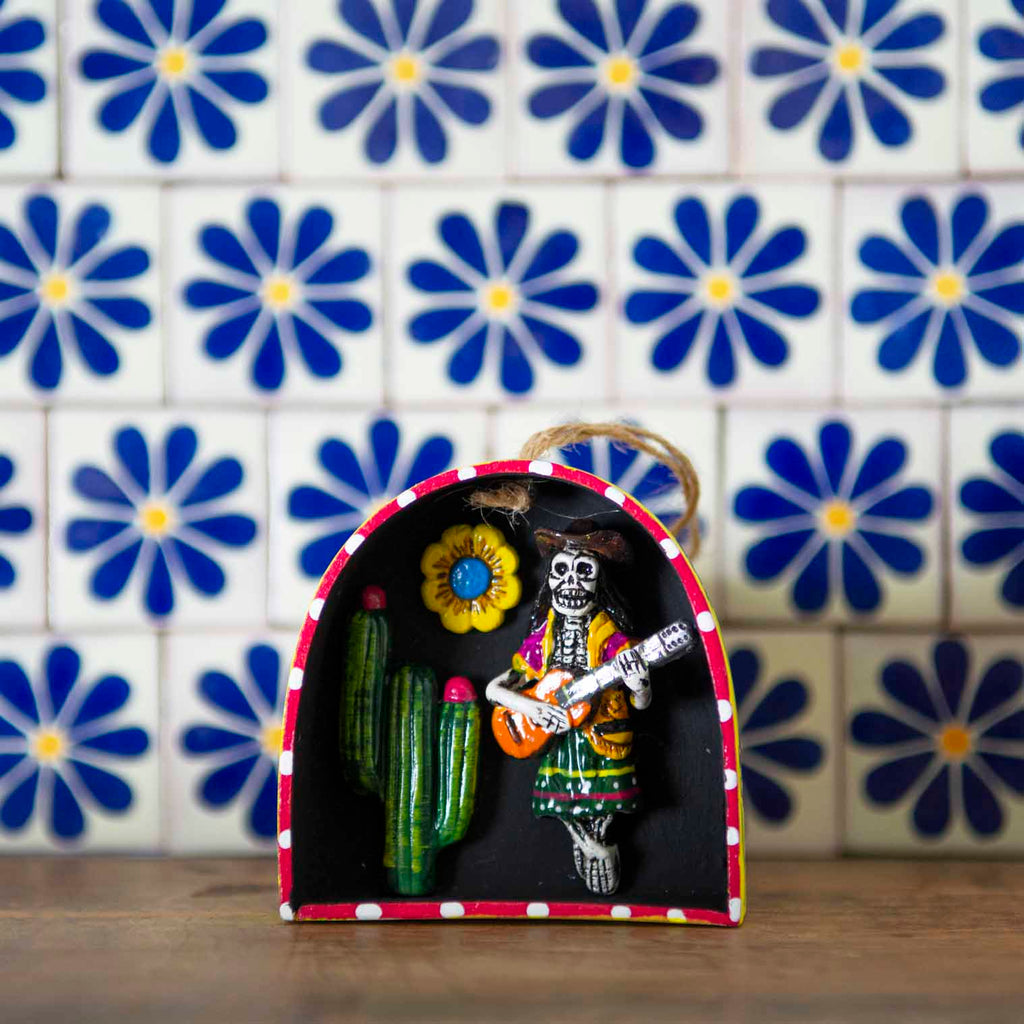 Guitar Retablo-Siesta Crafts