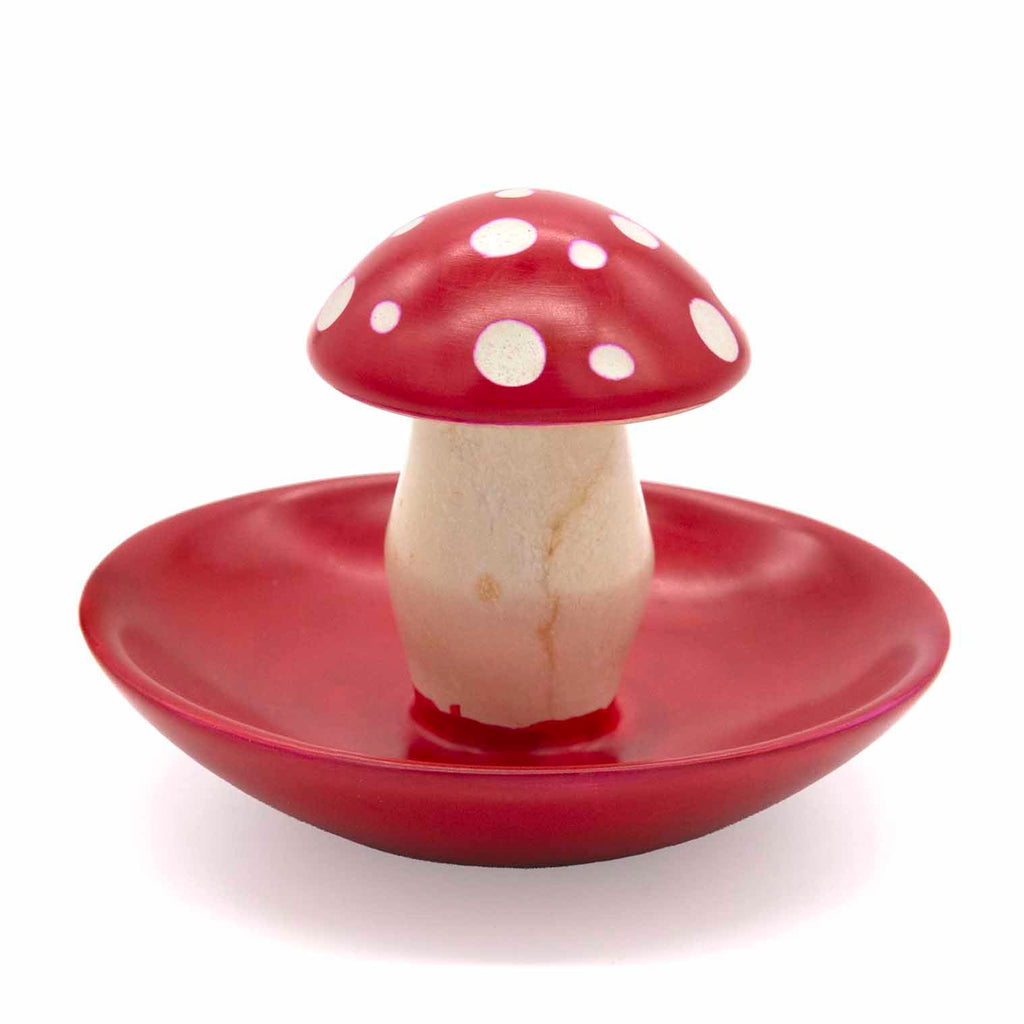 Soapstone Mushroom Trinket Dish-Siesta Crafts