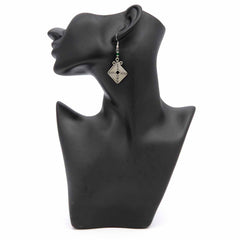 Diamond Spiral Kenyan Earrings-Siesta Crafts
