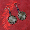 Sun Spiral Kenyan Earrings-Siesta Crafts