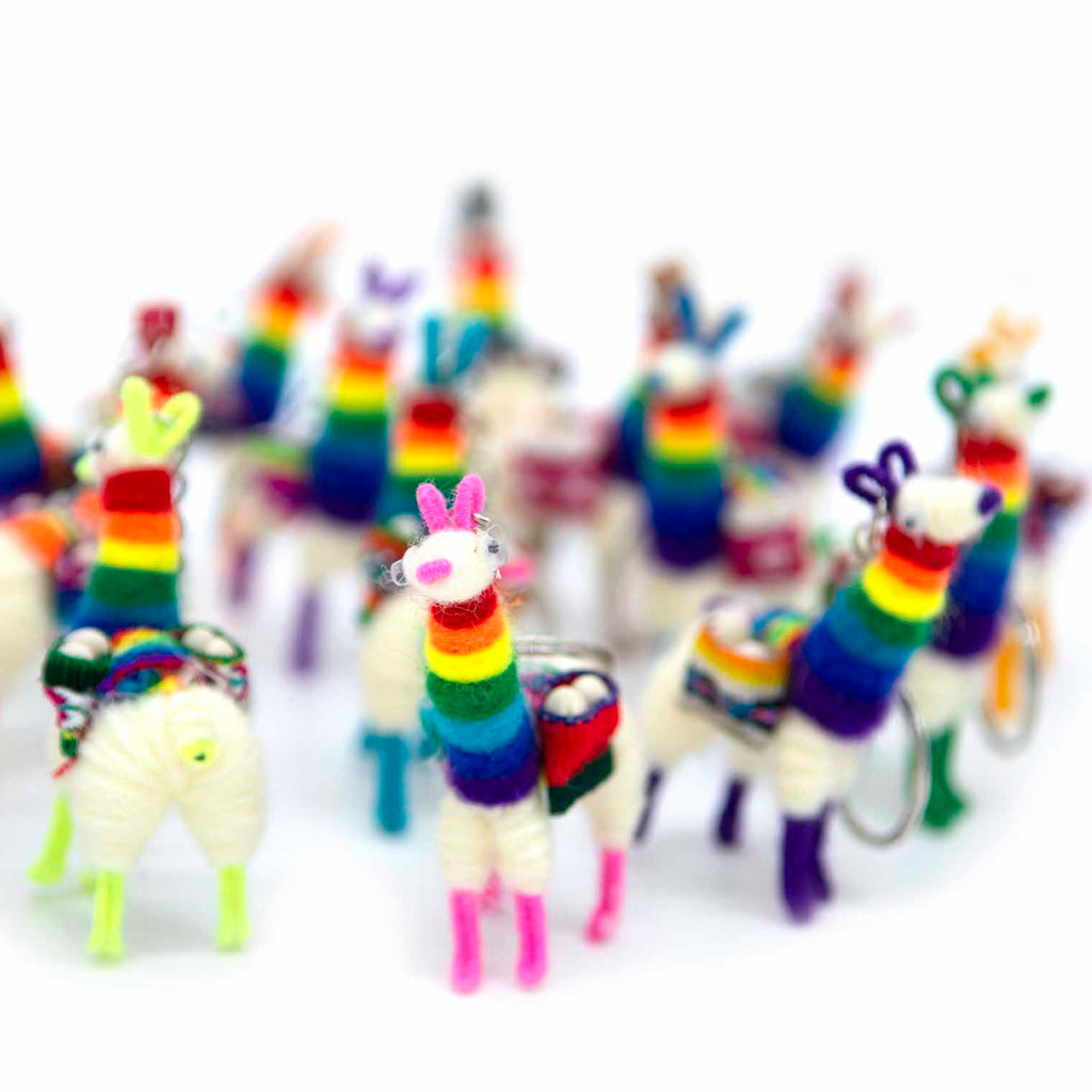 Llama Keyring-Siesta Crafts
