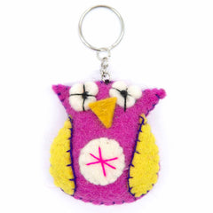Owl Felt Keyring-Siesta Crafts