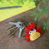 Crab Felt Keyring-Siesta Crafts
