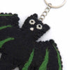 Bat Felt Keyring-Siesta Crafts