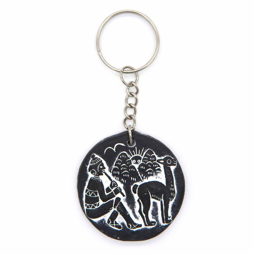 Ceramic Keyring-Siesta Crafts