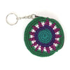 Mini Round Crochet Keyring Purse-Siesta Crafts