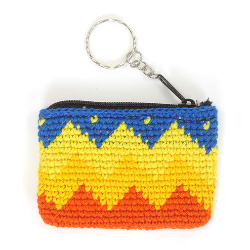Mini Crochet Keyring Purse-Siesta Crafts