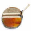 Jute and Gheri Round Purse-Siesta Crafts
