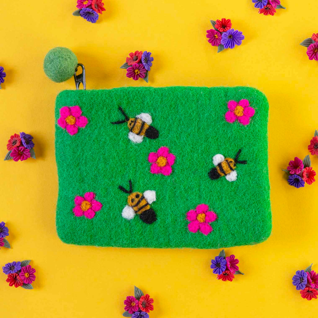 Bees Felt Purse-Siesta Crafts
