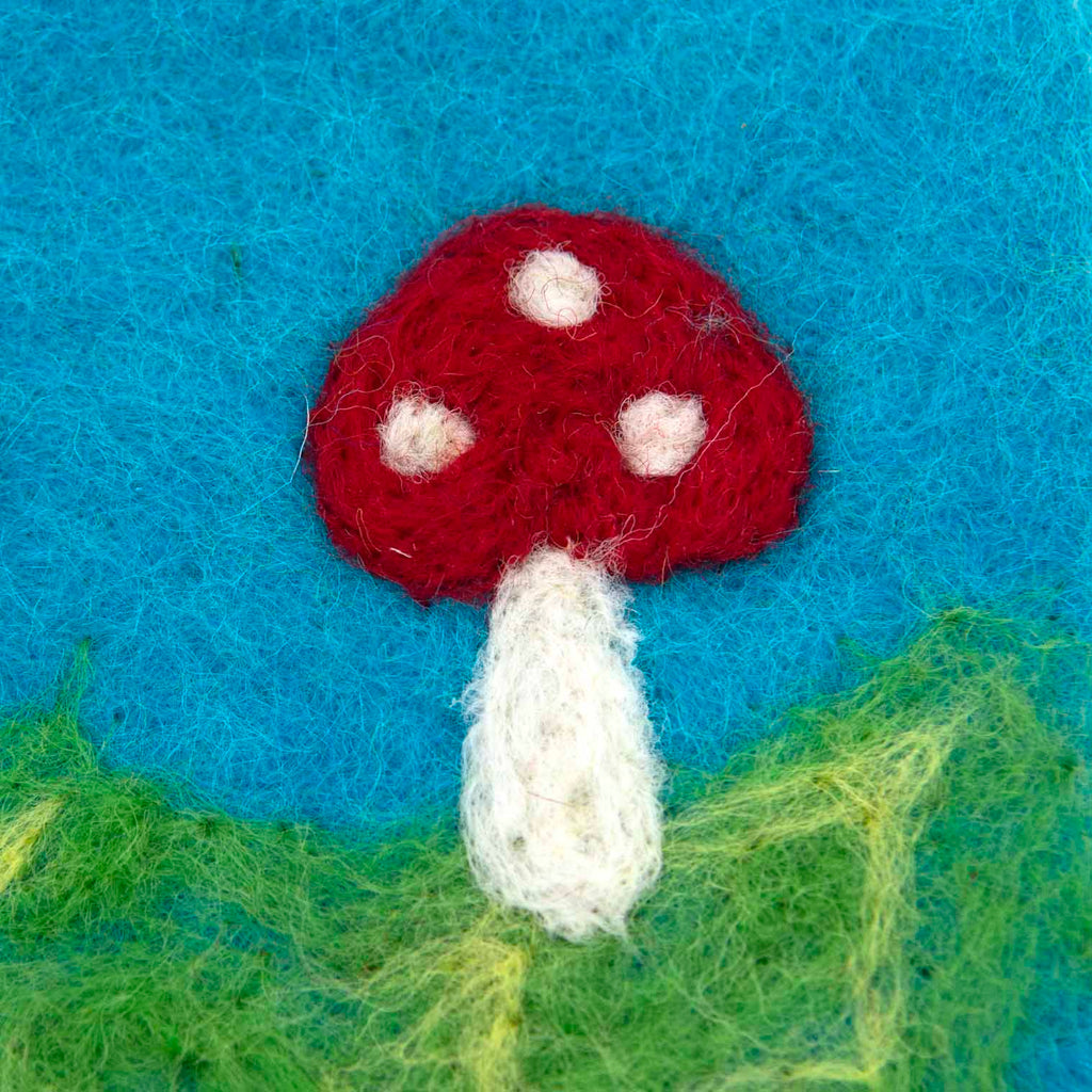 Mushroom Felt Purse-Siesta Crafts