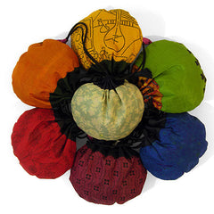 Recycled Sari Drawstring Pouch-Siesta Crafts