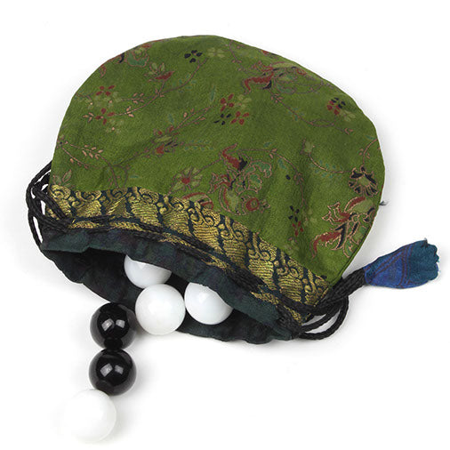 Recycled Sari Drawstring Pouch-Siesta Crafts