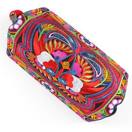 Embroidered Clutch Purse-Siesta Crafts