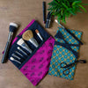 Recycled Sari Make-Up Roll Pouch-Siesta Crafts