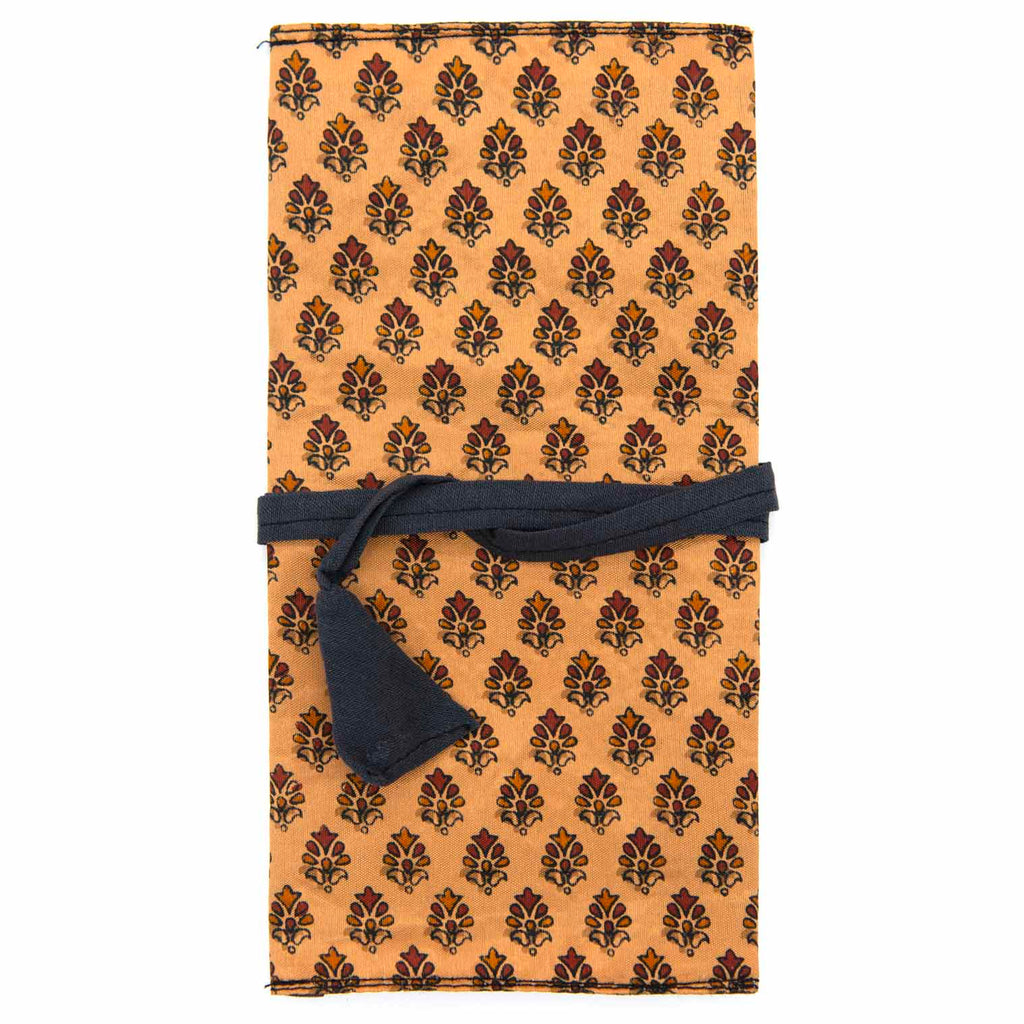 Recycled Sari Make-Up Roll Pouch-Siesta Crafts