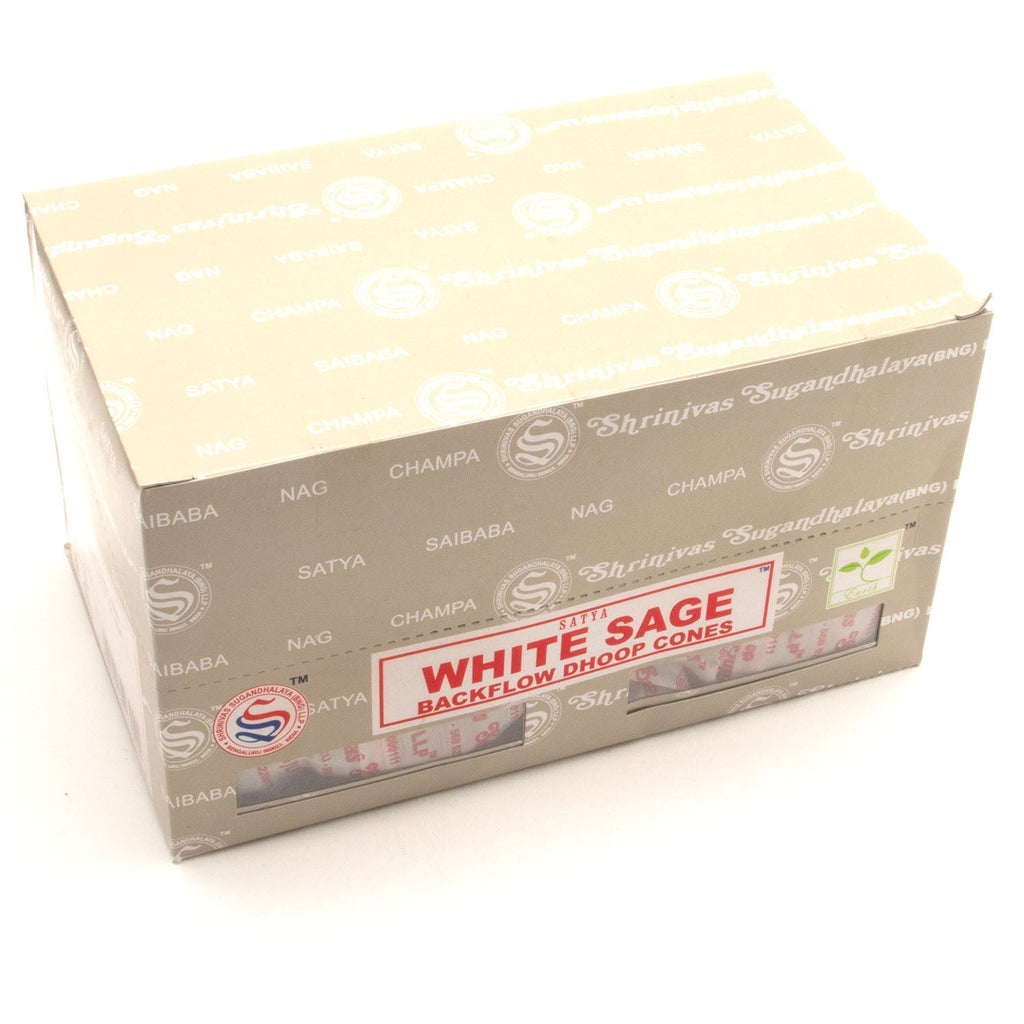 Satya White Sage Backflow Cones-Siesta Crafts