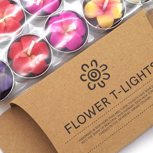 Frangipani Flower Tealights-Siesta Crafts
