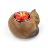 Curled Cat Tealight Holder-Siesta Crafts