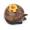 Curled Cat Tealight Holder-Siesta Crafts